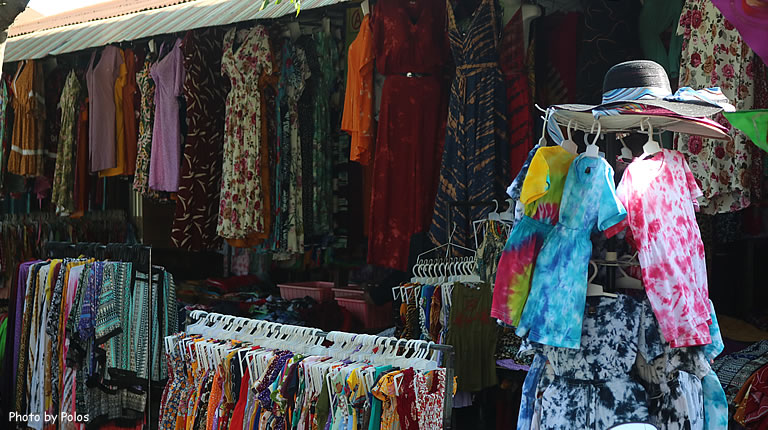 Sukawati Art Market Clothes Stall