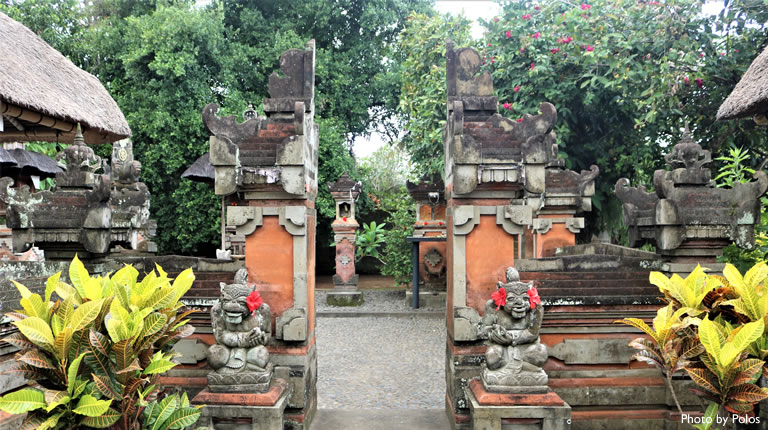 Traditional Balinese House Family Temple