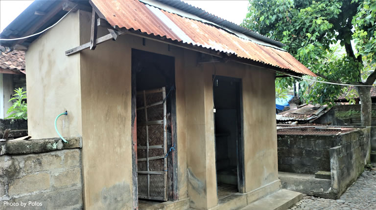 Traditional Balinese House Toilet